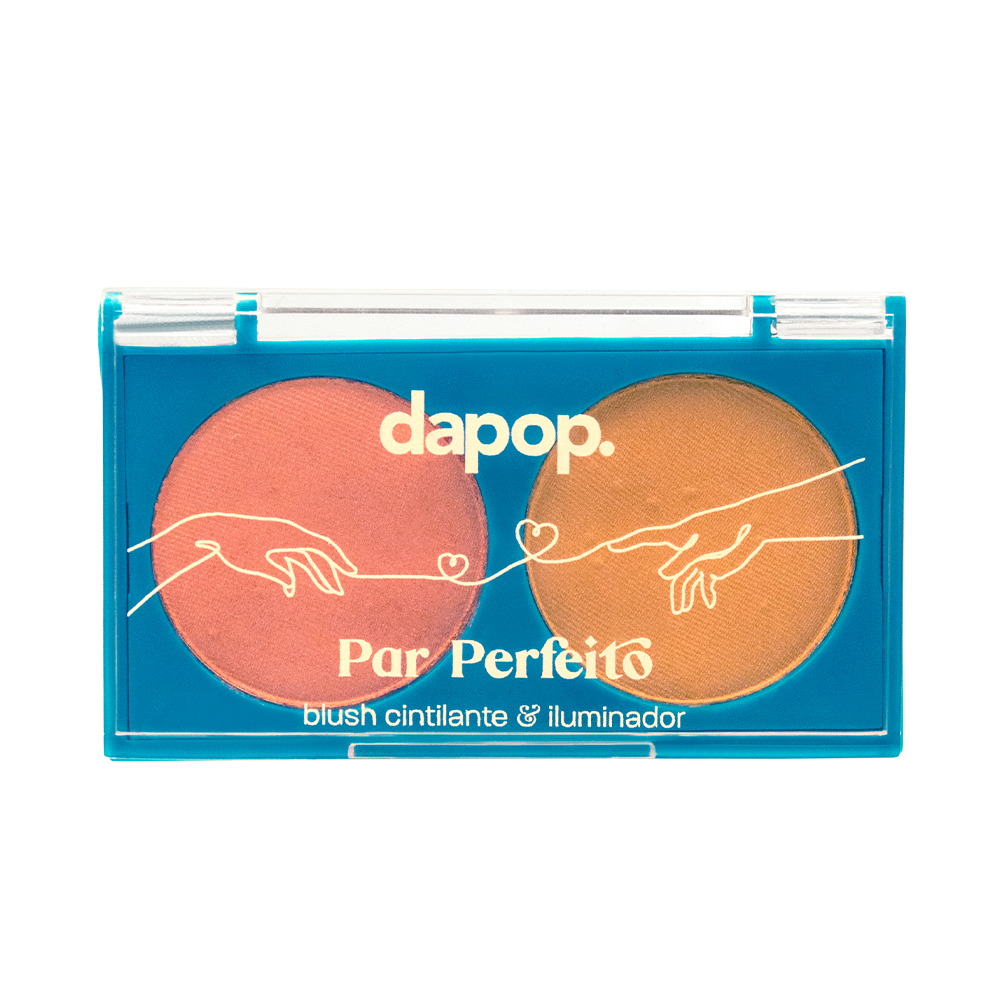 Blush e Iluminador Par Perfeito - DaPop 